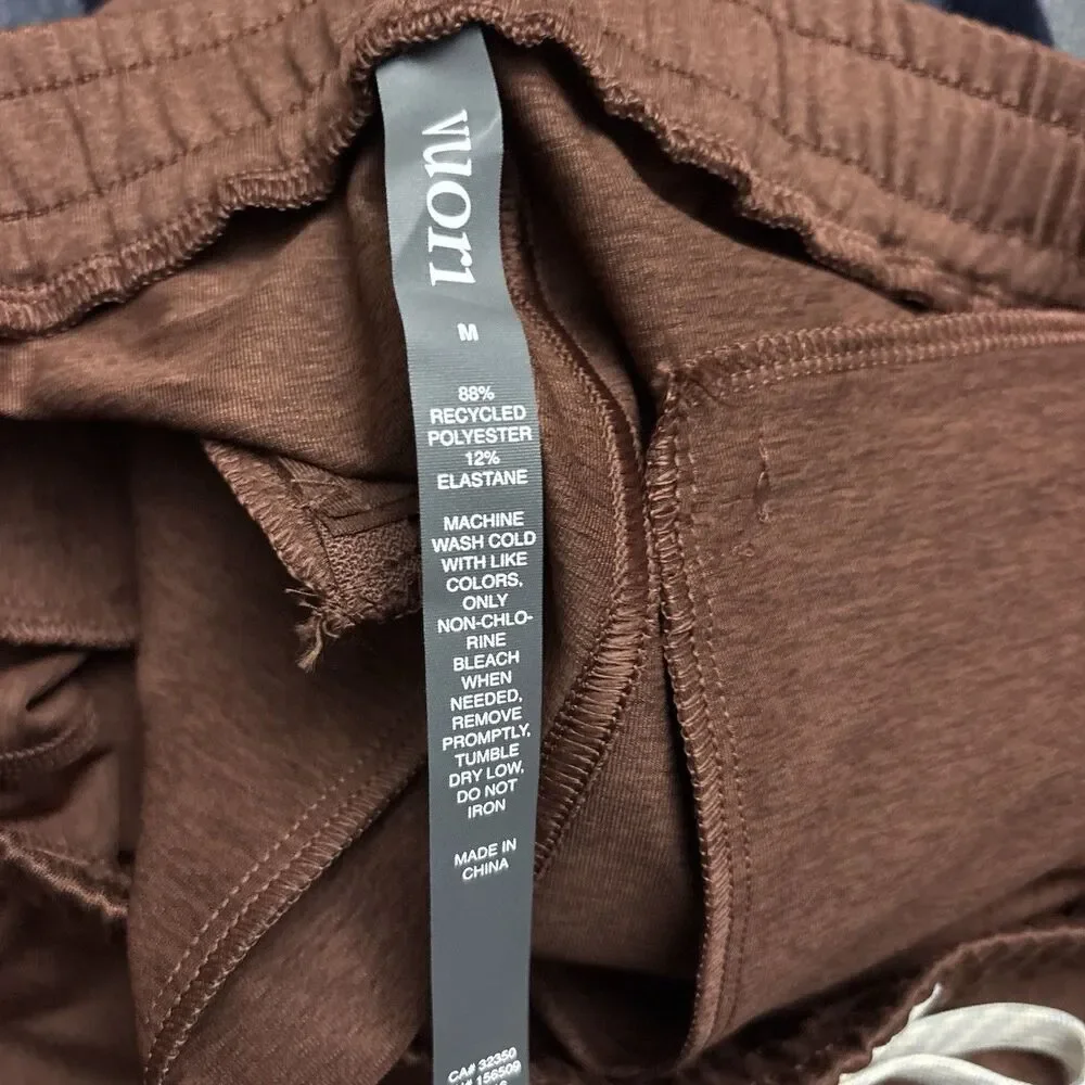 Vuori Men’s Sunday Performance Jogger Sweatpant Medium - Burnt Sienna Brown New